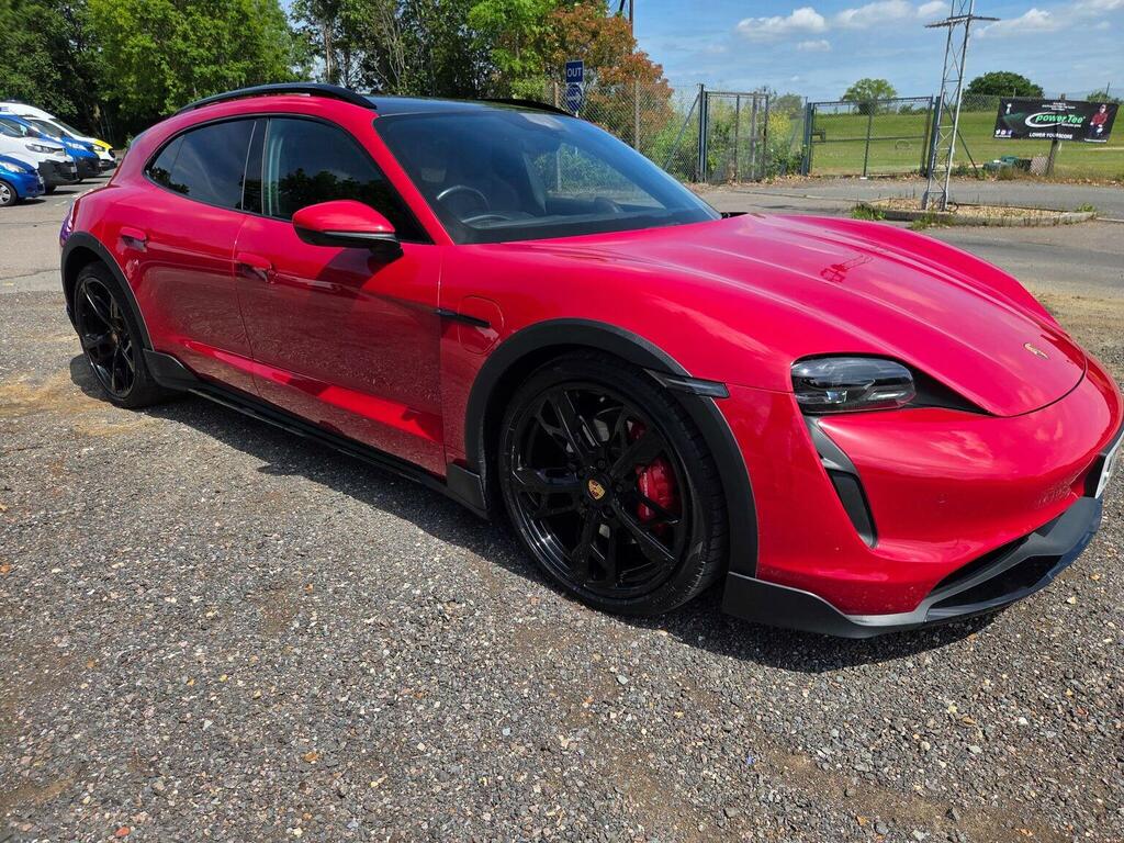 Porsche Taycan Performance Plus 93.4Kwh 4S Cross Turismo 4Wd WT23EMF Red #6