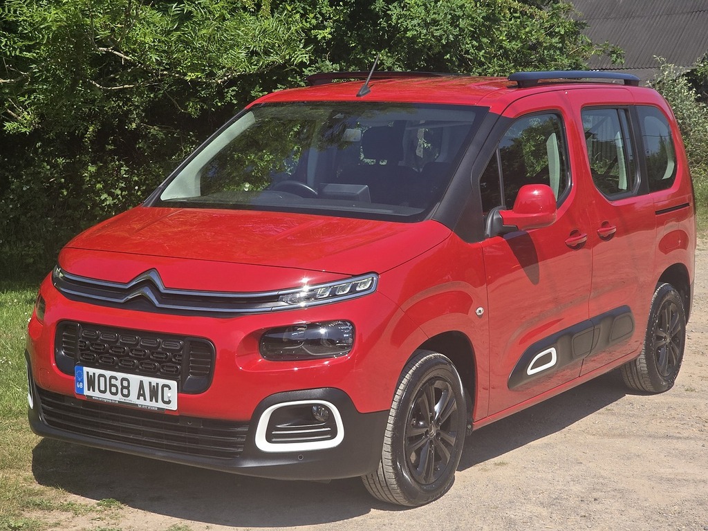 Citroen Berlingo Bluehdi Flair WO68AWC Red #2