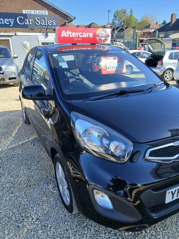 Kia Picanto 1.0 Vr7 - 2014 64 YH64JZT Black #3