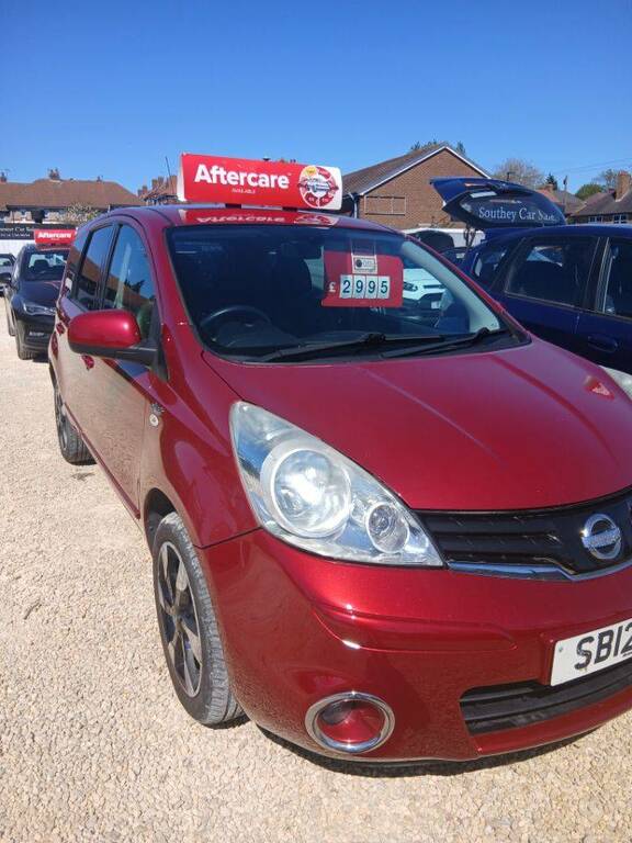 Nissan Note 1.4 N-tec - 2012 12 SB12VTW Red #3