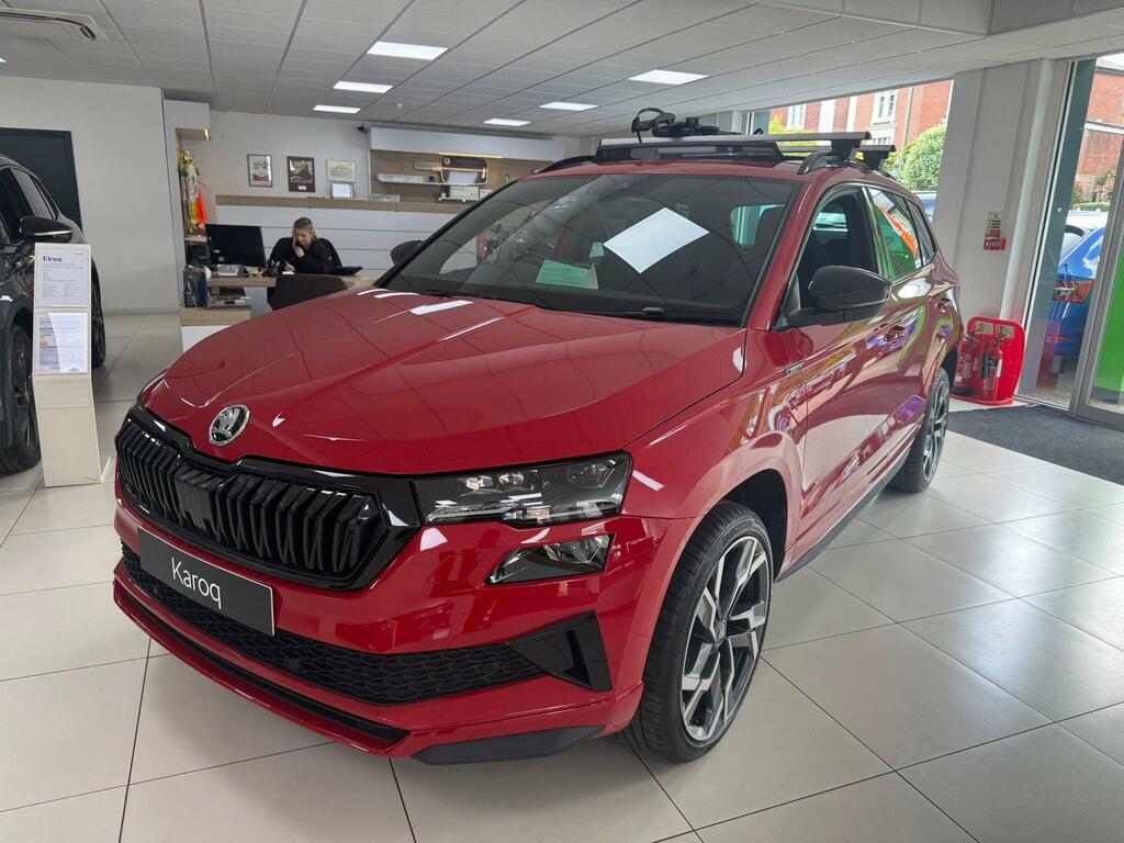 Skoda Karoq 1.5 Tsi Act Sportline Edition Dsg Euro 6 Ss Red #3
