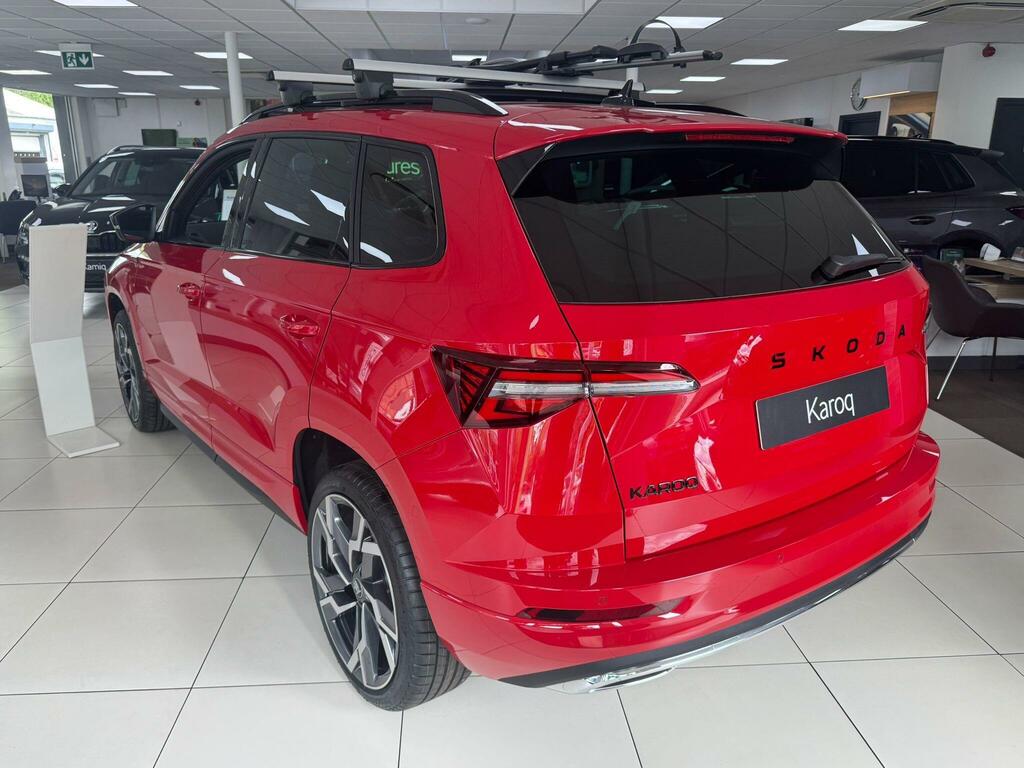 Skoda Karoq 1.5 Tsi Act Sportline Edition Dsg Euro 6 Ss Red #4