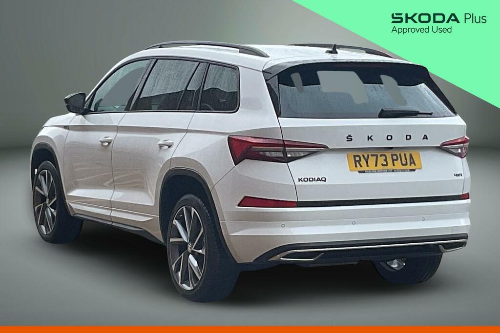 Skoda Kodiaq 2.0 Tdi Sport Line 4X4 Dsg 7 Seat RY73PUA White #3