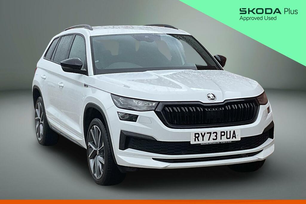 Skoda Kodiaq 2.0 Tdi Sport Line 4X4 Dsg 7 Seat White