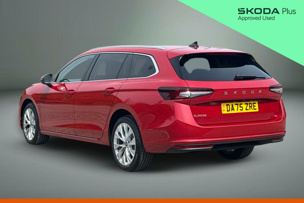 Skoda Superb 2.0 Tdi Se L Dsg DA75ZRE Red #3