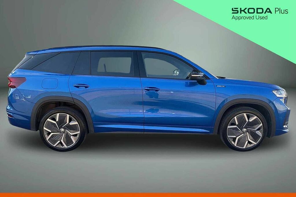 Skoda Kodiaq 2.0 Tdi 193 Sportline 4X4 Dsg 7 Seat GX25AHN Blue #4
