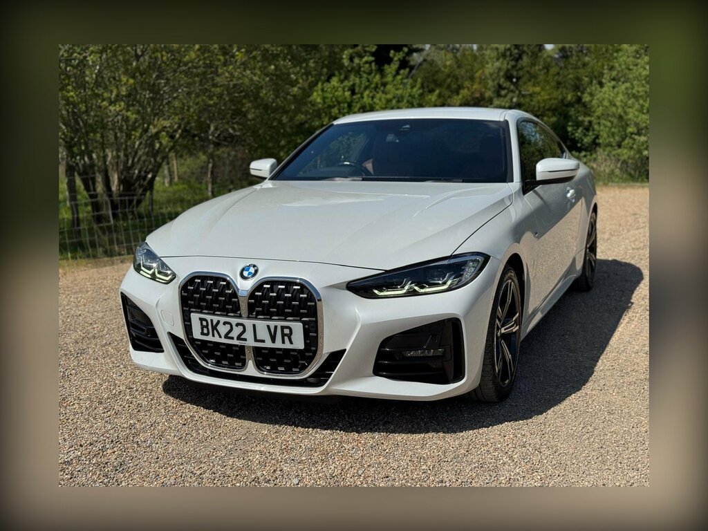 BMW 4 Series 2.0 420D Mht M Sport Euro 6 Ss BK22LVR White #4