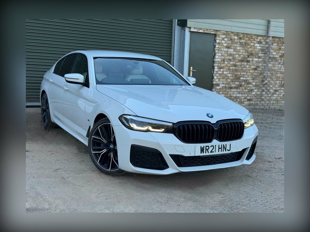BMW 5 Series 2.0 520I Mht M Sport Steptronic Euro 6 Ss White