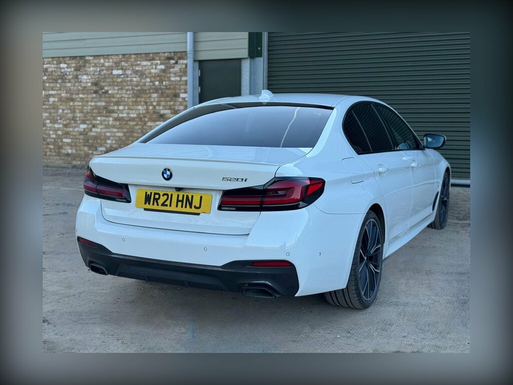 BMW 5 Series 2.0 520I Mht M Sport Steptronic Euro 6 Ss WR21HNJ White #6