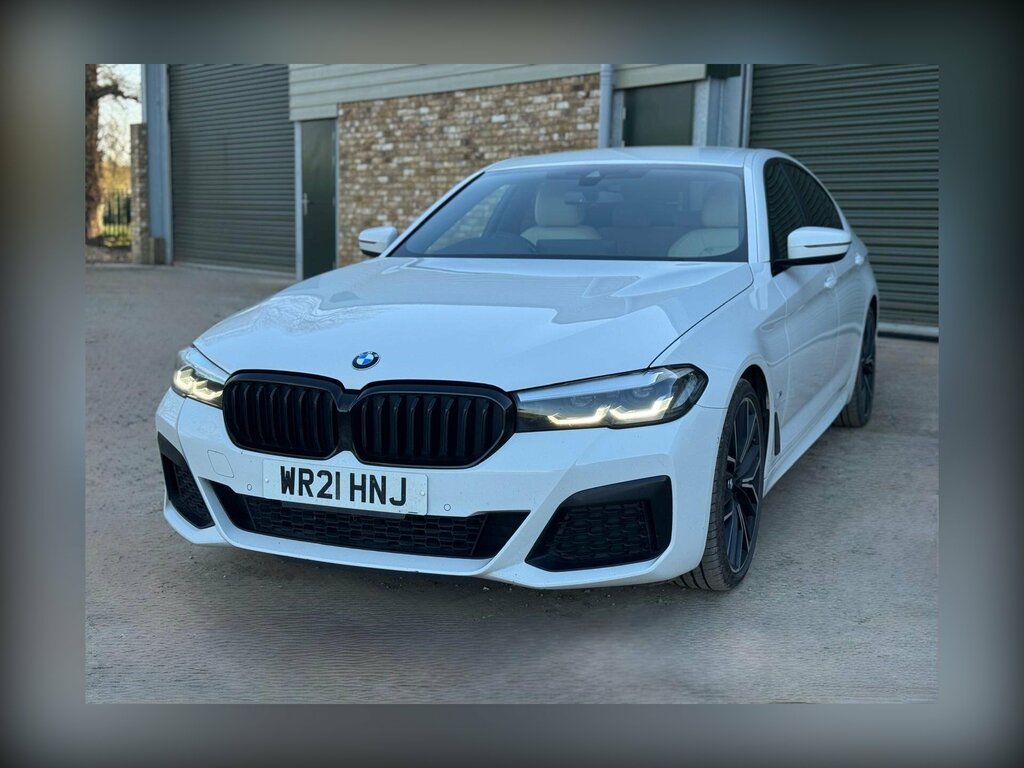 BMW 5 Series 2.0 520I Mht M Sport Steptronic Euro 6 Ss WR21HNJ White #4