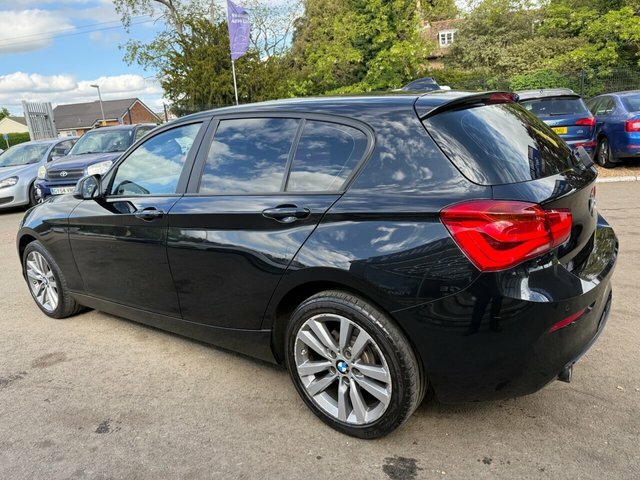 BMW 1 Series 116D Sport Hatchback Black #4