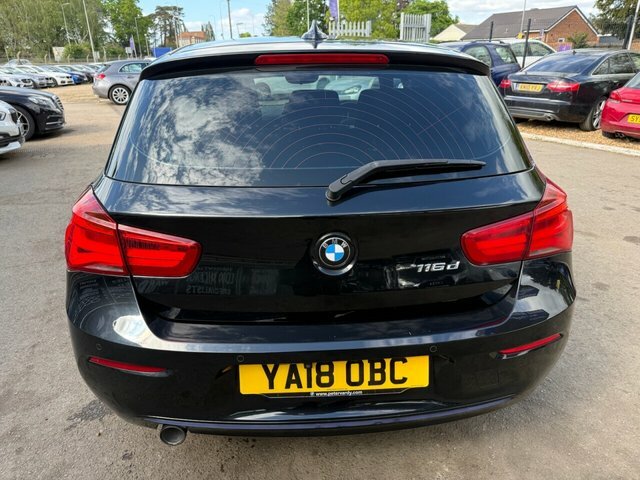 BMW 1 Series 116D Sport Hatchback Black #5
