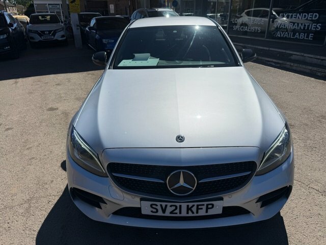 Mercedes-Benz C Class C220d Amg Line Night SV21KFP Silver #2