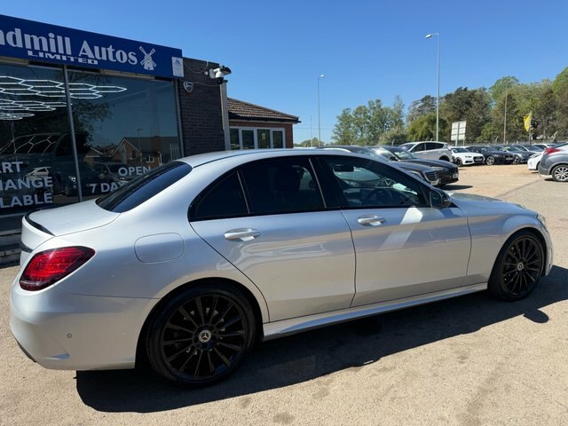Mercedes-Benz C Class C220d Amg Line Night SV21KFP Silver #6