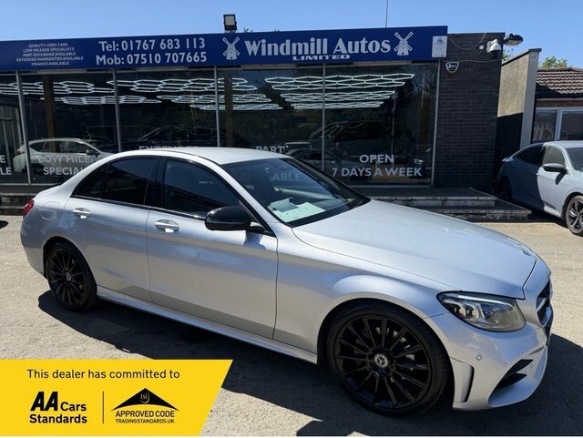 Mercedes-Benz C Class C220d Amg Line Night Silver