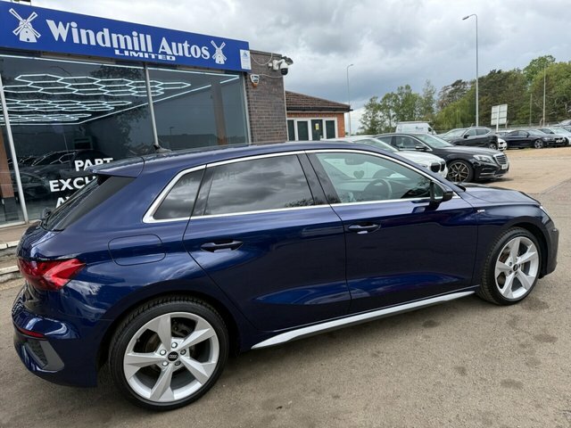 Audi A3 Tfsi 30 S Line SW21KXZ Blue #6