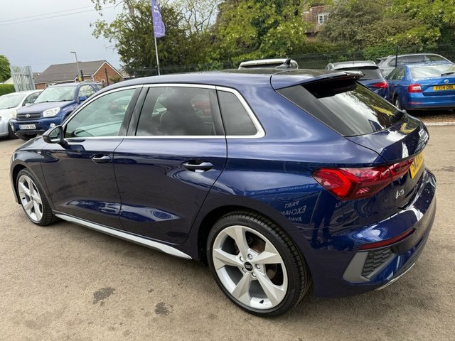 Audi A3 Tfsi 30 S Line SW21KXZ Blue #4