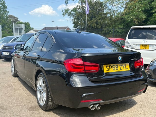 BMW 3 Series 320D M Sport Saloon SP68ZYL Black #5