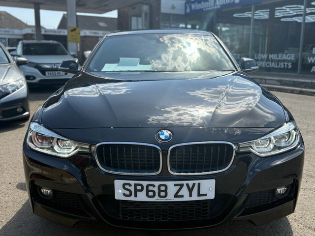 BMW 3 Series 320D M Sport Saloon SP68ZYL Black #2