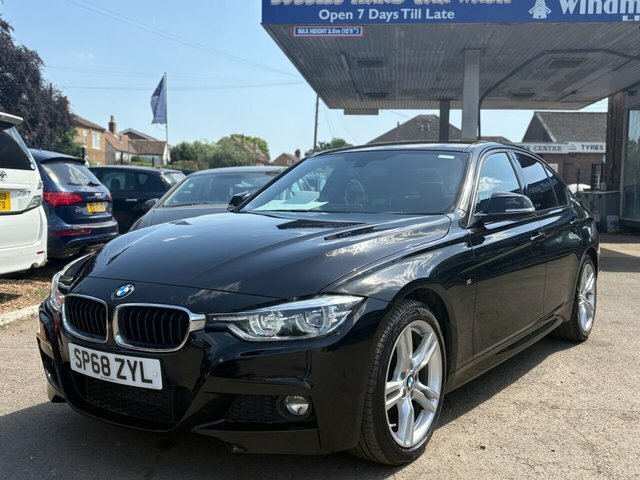 BMW 3 Series 320D M Sport Saloon SP68ZYL Black #3