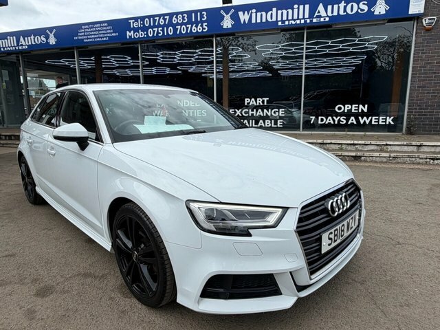 Audi A3 Tfsi S Line Sportback SB18WZV White #2