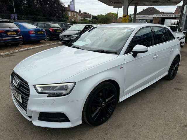 Audi A3 Tfsi S Line Sportback SB18WZV White #3