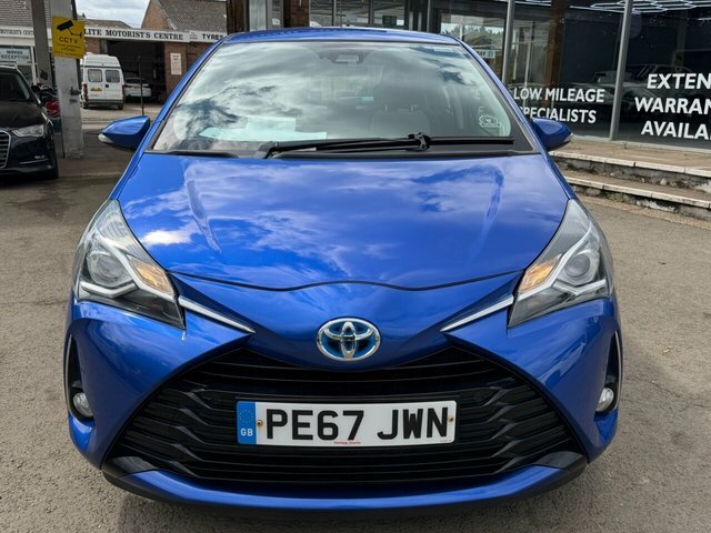 Toyota Yaris Vvt-h Icon Tech Hatchback PE67JWN Blue #6