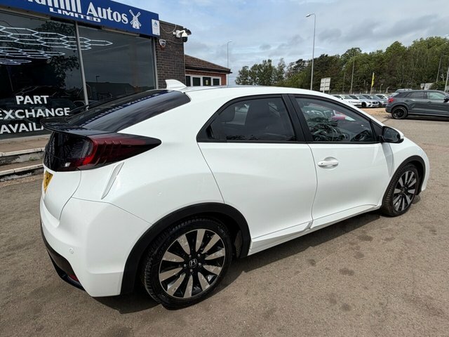 Honda Civic I-vtec Sr Hatchback FX17VZD White #5