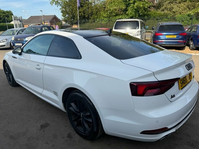 Audi A5 Tdi 40 Sport Coupe SM68AOF White #3