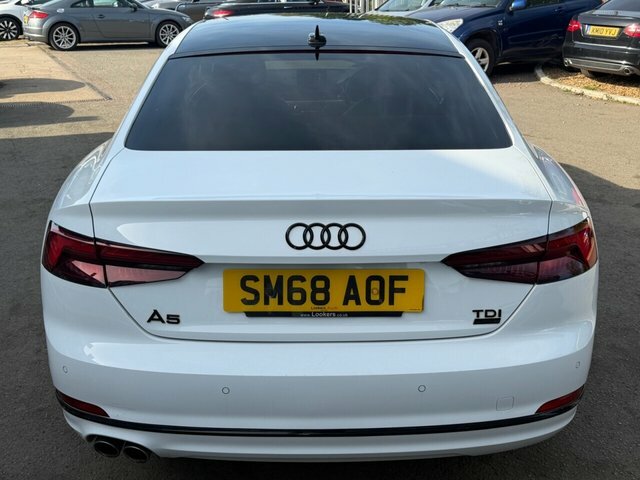 Audi A5 Tdi 40 Sport Coupe SM68AOF White #6