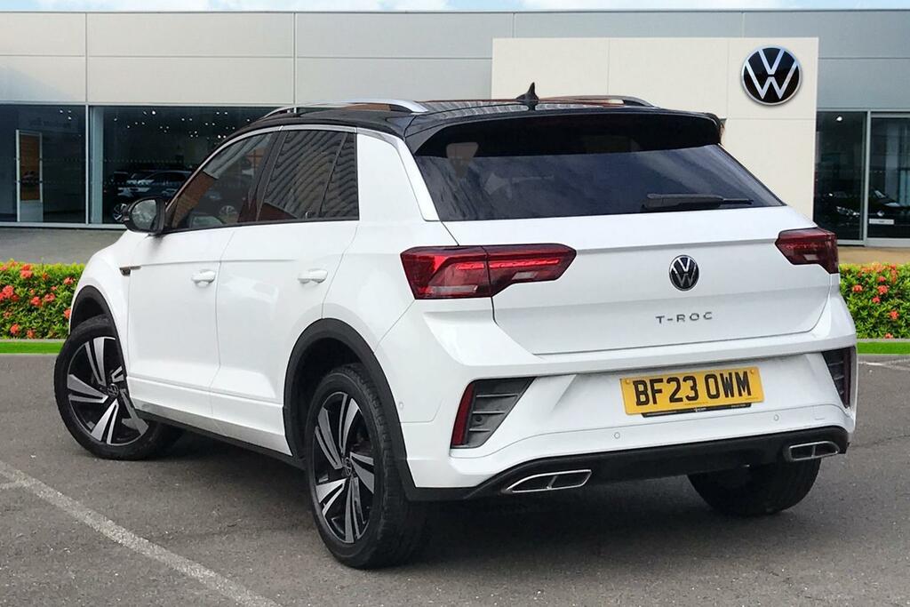 Volkswagen T-Roc 1.5 Tsi R-line Dsg BF23OWM White #3