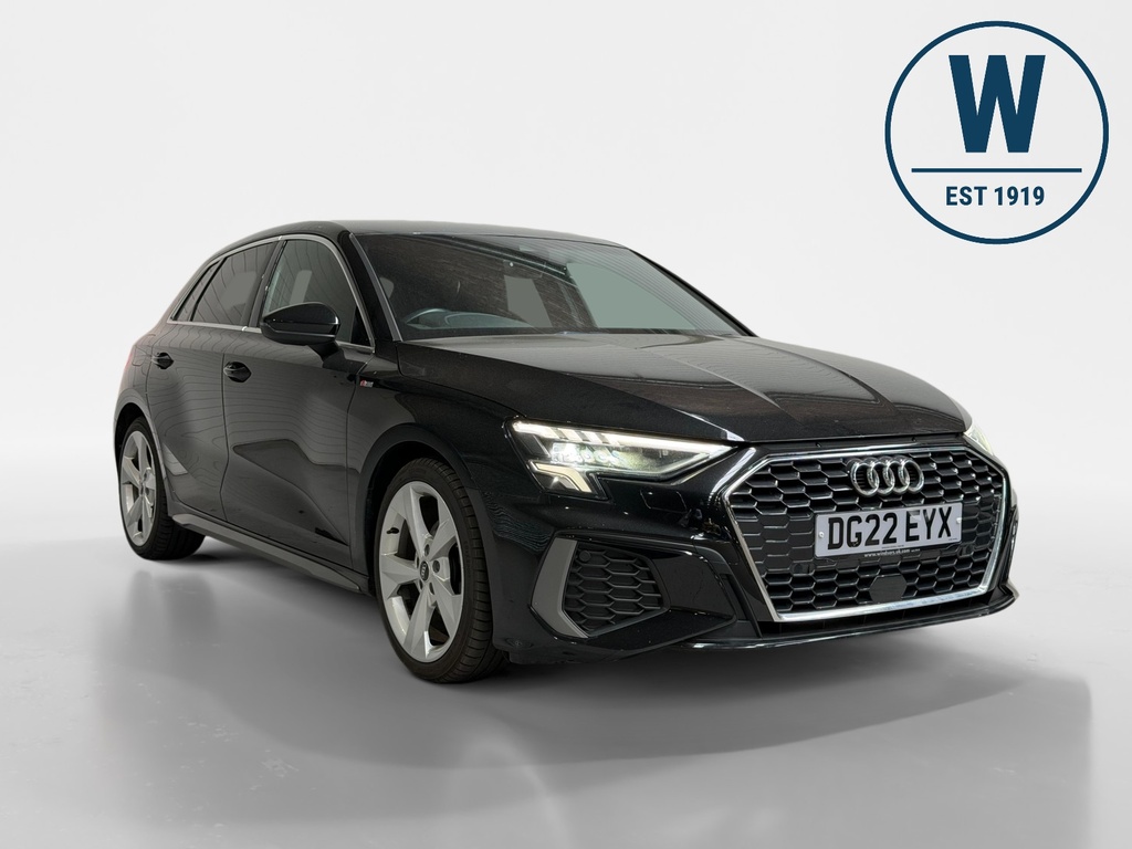 Audi A3 1.5 Tfsi 35 S Line Sportback S Tronic E Black