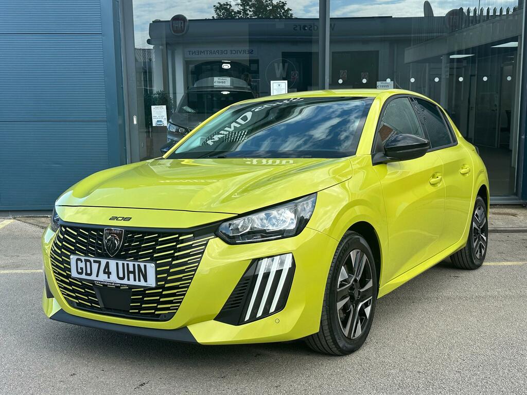 Peugeot 208 1.2 Puretech Allure Hatchback Eu GD74UHN Yellow #4