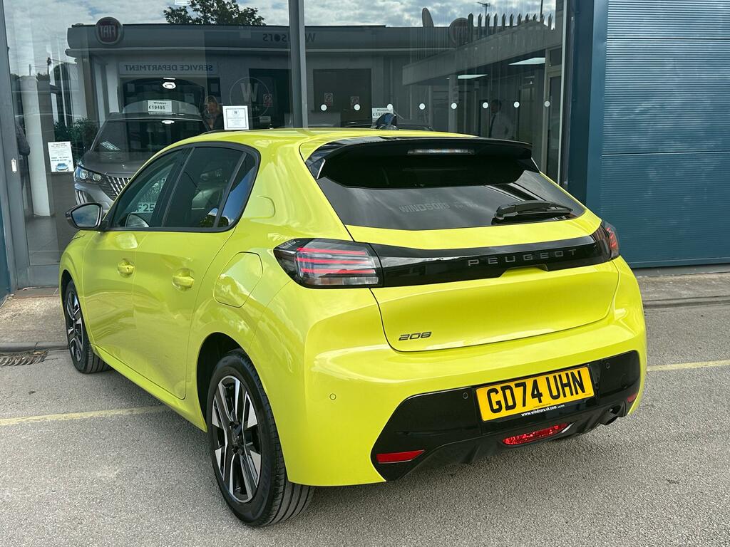 Peugeot 208 1.2 Puretech Allure Hatchback Eu GD74UHN Yellow #6