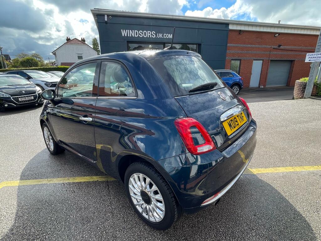 Fiat 500 1.2 Lounge Hatchback Euro 6 Ss MD19TNF Blue #5