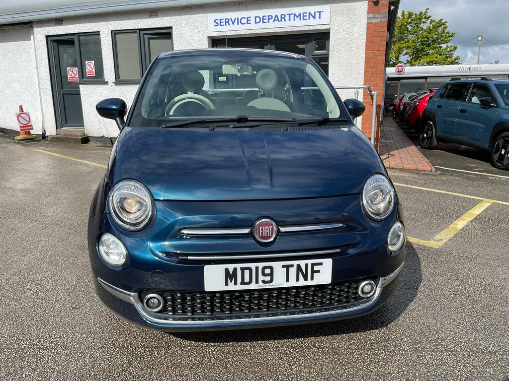 Fiat 500 1.2 Lounge Hatchback Euro 6 Ss MD19TNF Blue #2