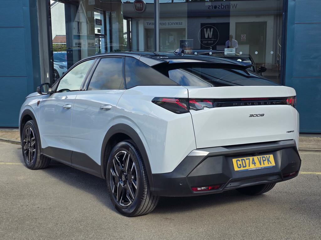 Peugeot 3008 1.2 Gt Suv Hybrid E-dsc6 Euro 6 Ss GD74VPK White #6