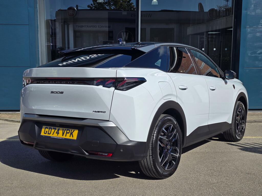 Peugeot 3008 1.2 Gt Suv Hybrid E-dsc6 Euro 6 Ss GD74VPK White #4