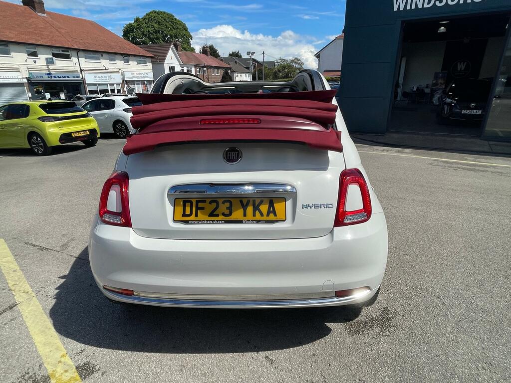 Fiat 500C 1.0 Mhev Convertible Euro 6 Ss DF23YKA White #3