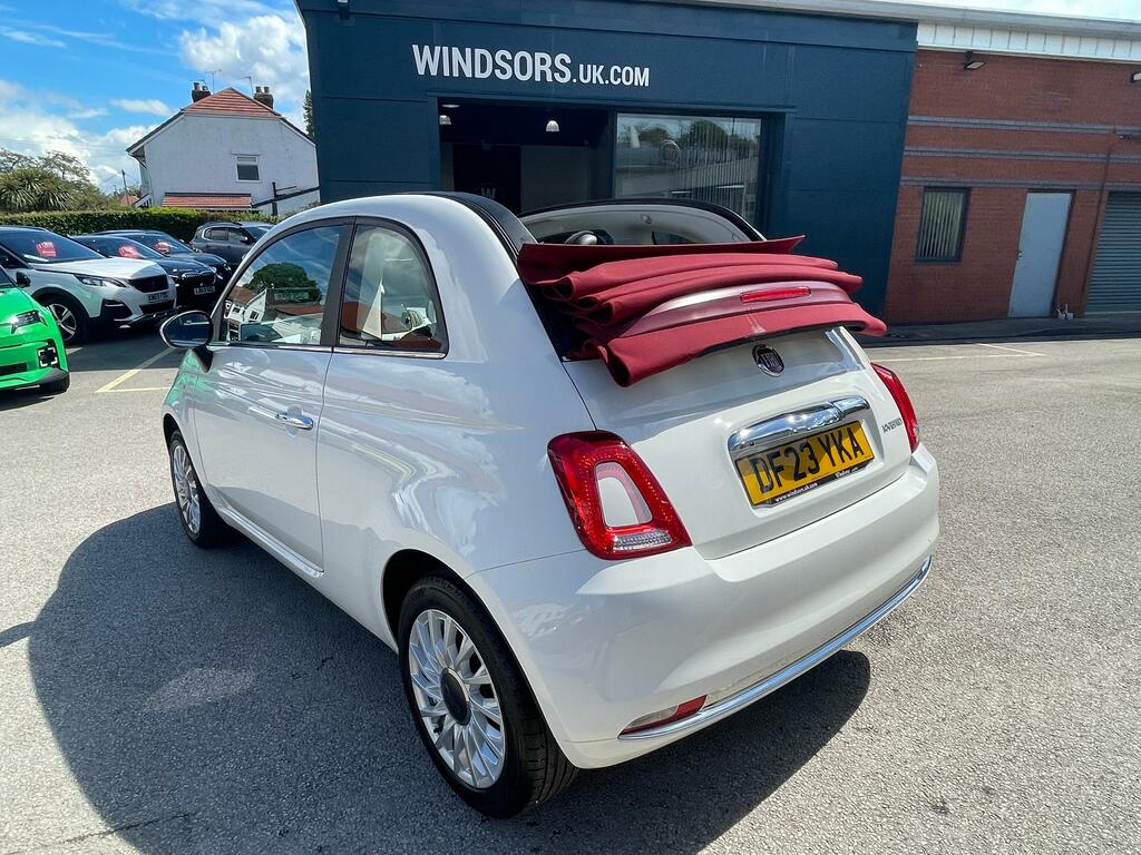 Fiat 500C 1.0 Mhev Convertible Euro 6 Ss DF23YKA White #6