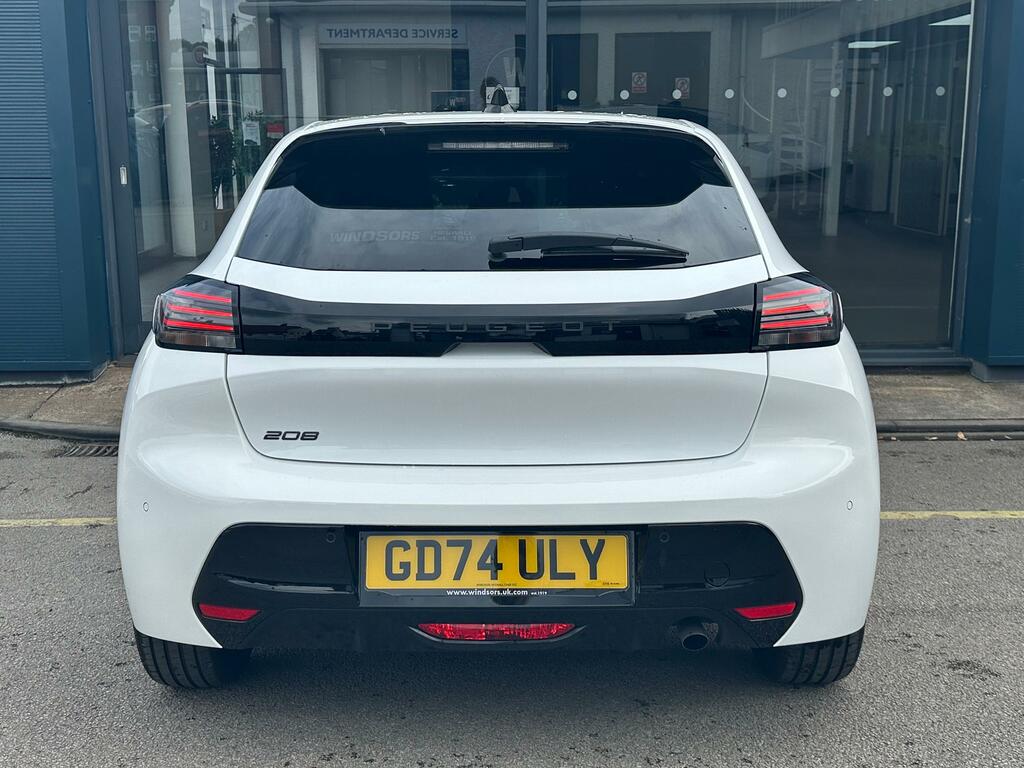 Peugeot 208 1.2 Puretech Allure Hatchback Eu GD74ULY White #5