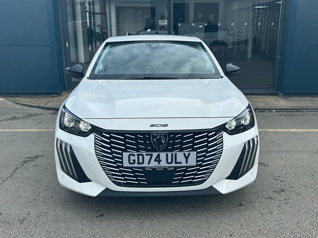Peugeot 208 1.2 Puretech Allure Hatchback Eu GD74ULY White #3
