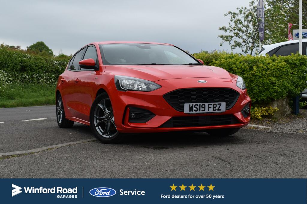 Ford Focus 1.0 125Ps St - Line Ws19fbz Red