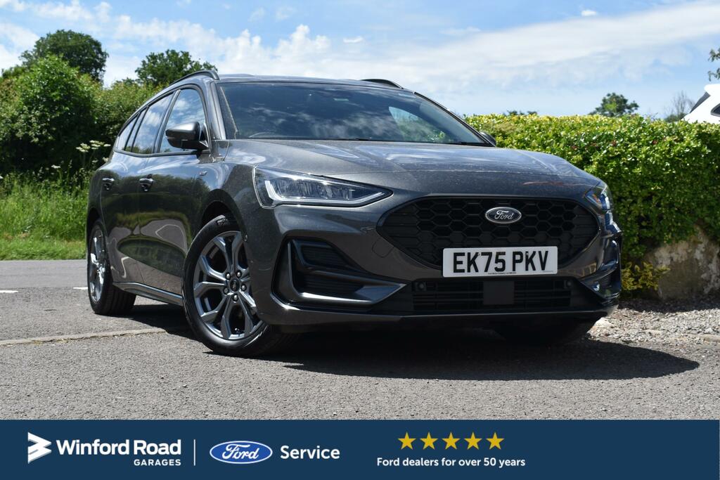 Ford Focus 1.0 125Ps St-line Estate Ek75pkv Grey