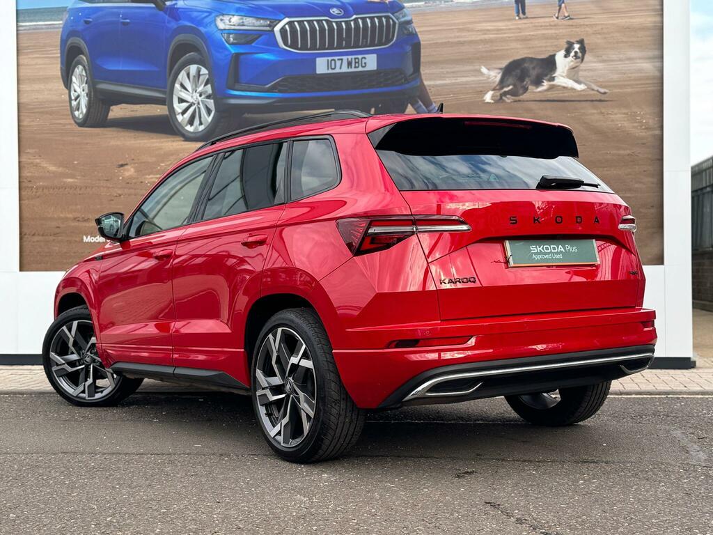 Skoda Karoq 2.0 Tsi Sportline Edition Suv Dsg 4Wd E KP25PYF Red #3