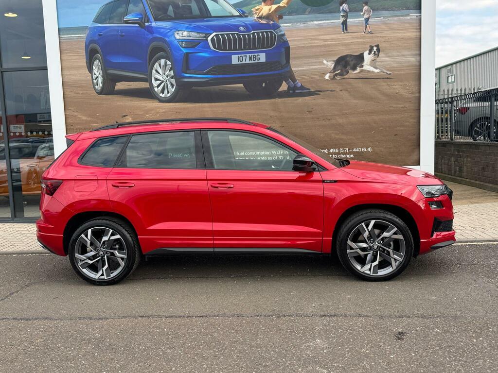 Skoda Karoq 2.0 Tsi Sportline Edition Suv Dsg 4Wd E KP25PYF Red #4