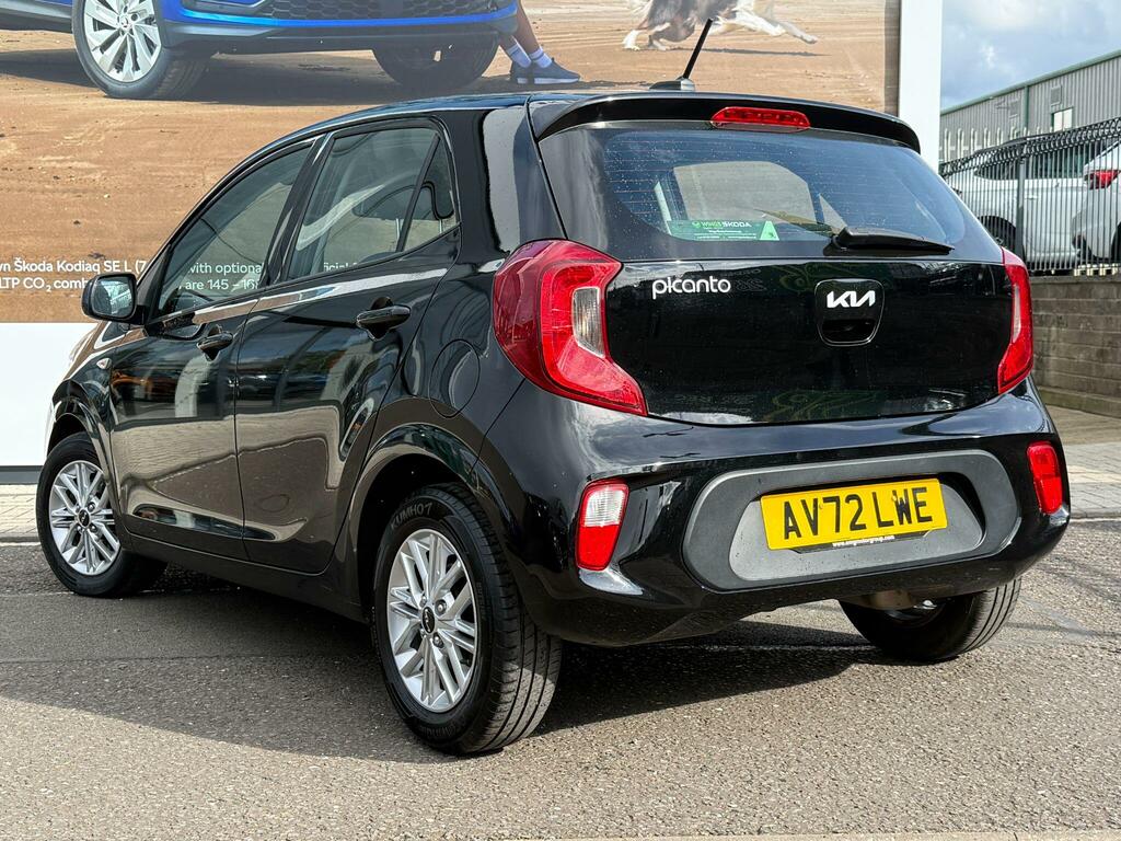 Kia Picanto 1.0 Dpi 2 Hatchback Euro 6 Ss AV72LWE Black #3