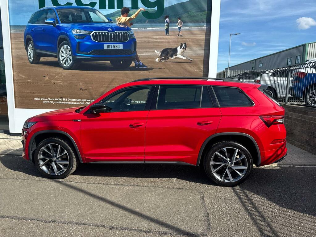Skoda Kodiaq 2.0 Tdi Sportline Suv Dsg 4Wd Euro 6 S AJ73LWE Red #6