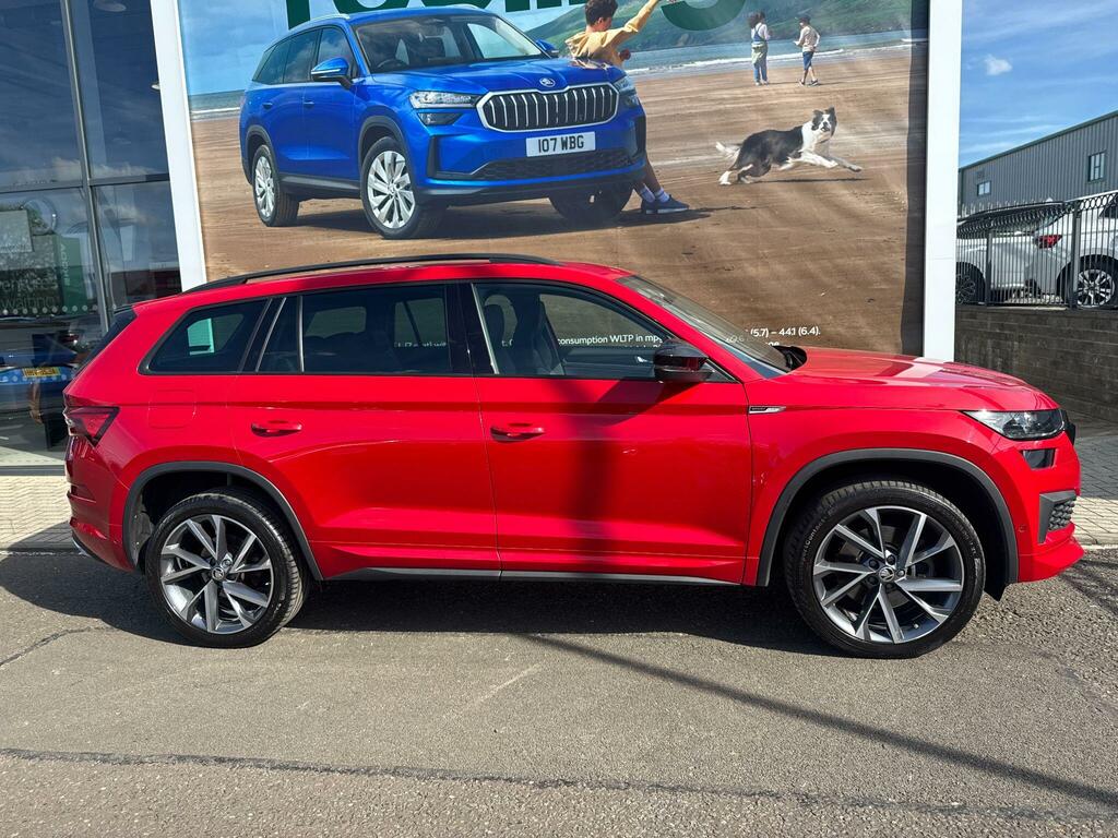 Skoda Kodiaq 2.0 Tdi Sportline Suv Dsg 4Wd Euro 6 S AJ73LWE Red #3