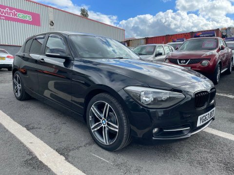 BMW 1 Series 2.0 116D Sport YG63BEO Black #5